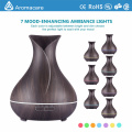 Aromacare 400ml Free Sample Ultrasonic Wood Grain Humidificador y difusor de aceite